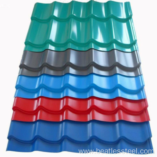 Galvanized Iron Sheet Colored Roofing Tile New Material